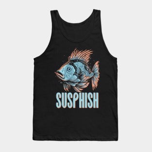 Susphish Crazy Fish Tank Top